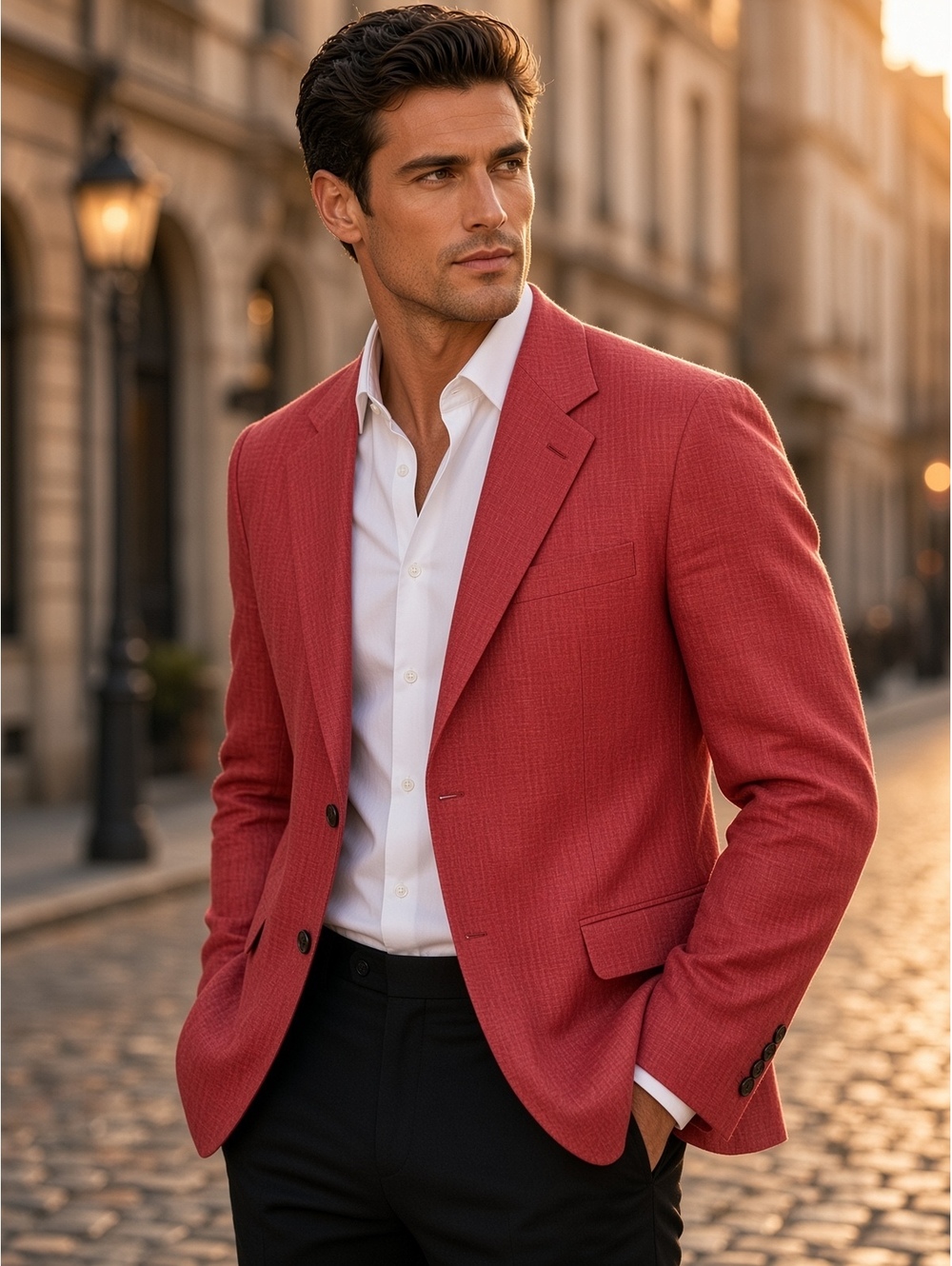 Carlo Rimini made in Italy linen jacket size XL